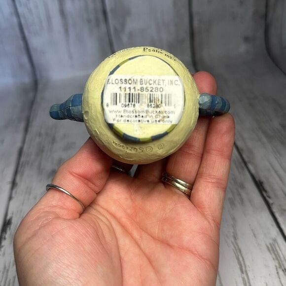 BLOSSOM BUCKET Sunflowers in a  Watering Can BB Suzi  2011 Bible Verse - Picture 5 of 7